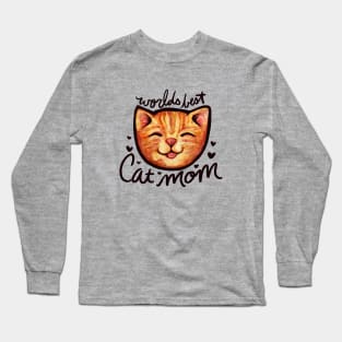 World's Best Cat Mom Long Sleeve T-Shirt